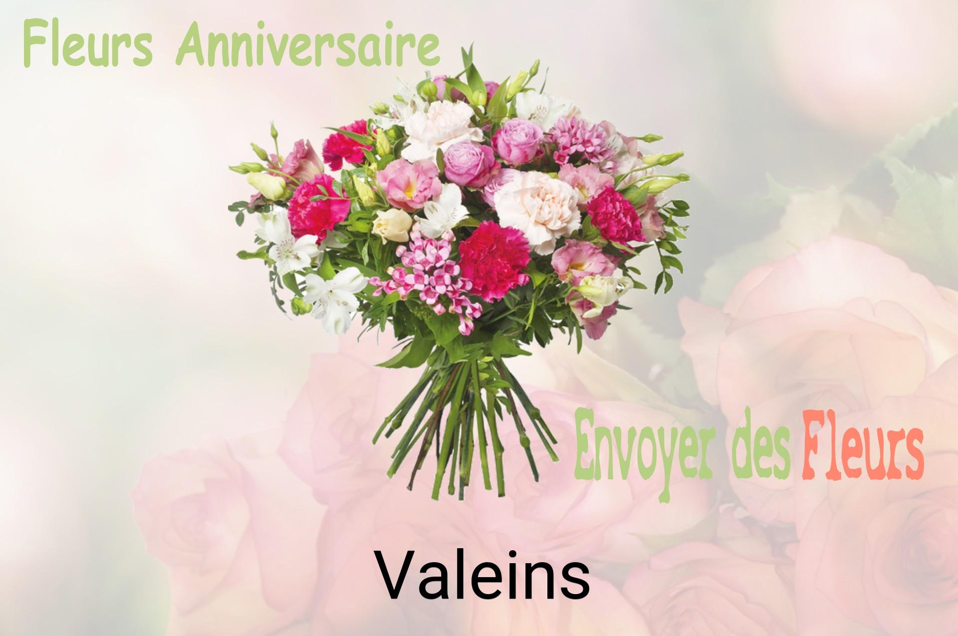 Bouquet de fleurs d’anniversaire livré à Valeins