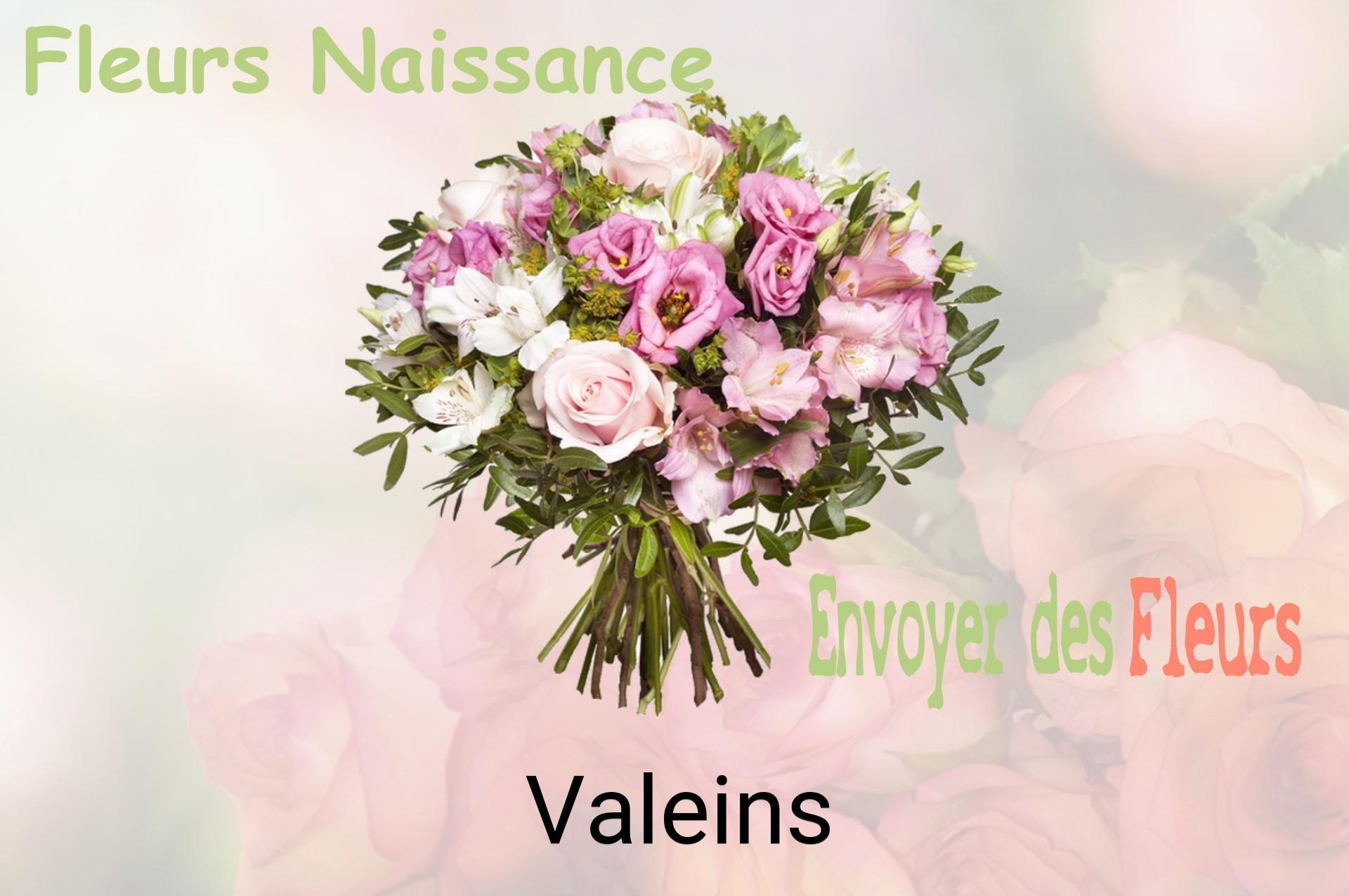 Bouquet de fleurs de naissance livré à Valeins